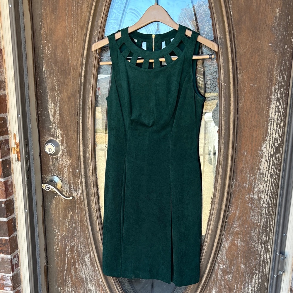 Eliza J Emerald Green Velvet/Velour Elegant Dress! Suze 0